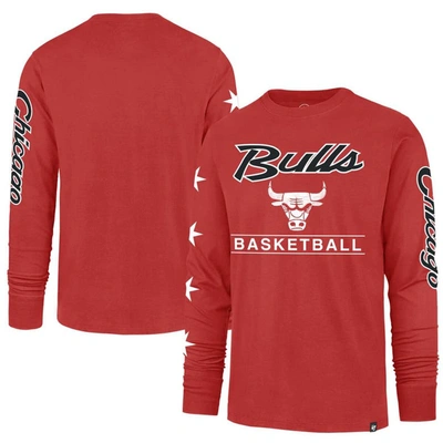 47 ' Red Chicago Bulls 2023/24 City Edition Triplet Franklin Long Sleeve T-shirt
