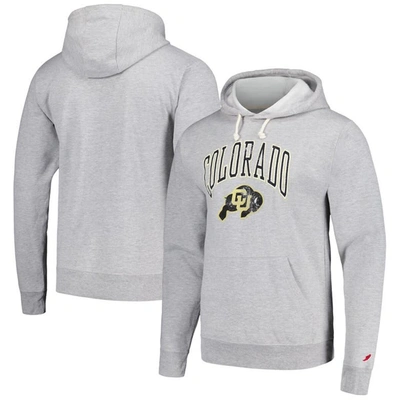 League Collegiate Wear Heather Gray Colorado Buffaloes Tall Arch Essential Pullover Hoodie