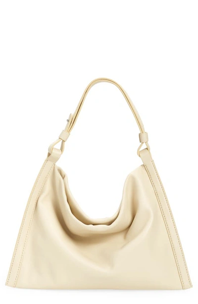 Proenza Schouler White Label Minetta Leather Shoulder Bag In Ivory
