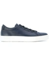 Tod's Blue Leather Sneakers