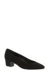 Easy Street Prim Block Heel Pump In Black Lamy