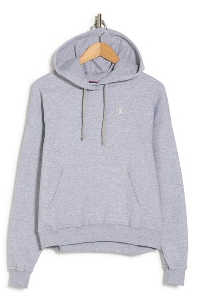 Champion Powerblend Hoodie In Oxford Gray