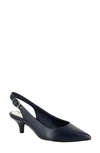 Easy Street Faye Slingback Pump In Navy