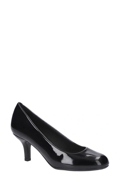 Easy Street Passion Classic Pump In Black Patent