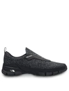 Prada Knitted Slip-on Sneakers - Black