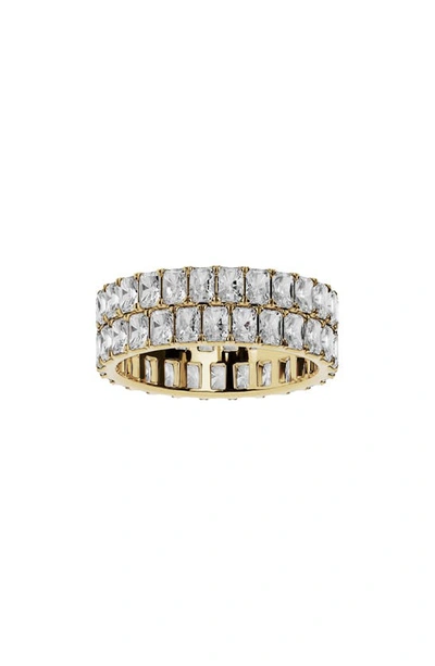 Jennifer Fisher Lab Created Diamond Eternity Ring In 18k Yellow Gold