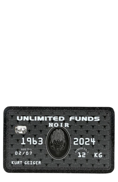 Kurt Geiger Credit Card Clutch In Black