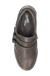 Easy Street Stroll Faux Leather Clog In Grey/ Grey Snake/ Gore