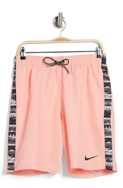 Nike Volley Swim Trunks In Bleached Coral