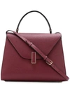 Valextra Iside Crossbody Bag In Red