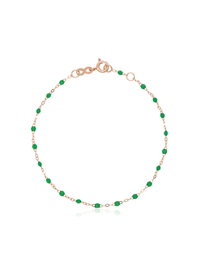 Gigi Clozeau Classic Gigi 18-karat Gold And Resin Bracelet In Mint