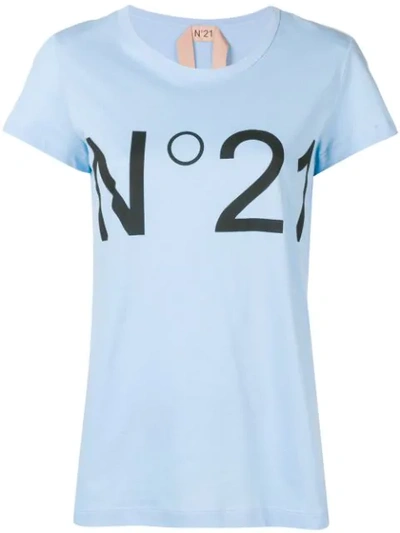 N°21 Logo T In Blue
