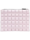 No Ka'oi Chocolate Bar Quilted Pouch In Pink