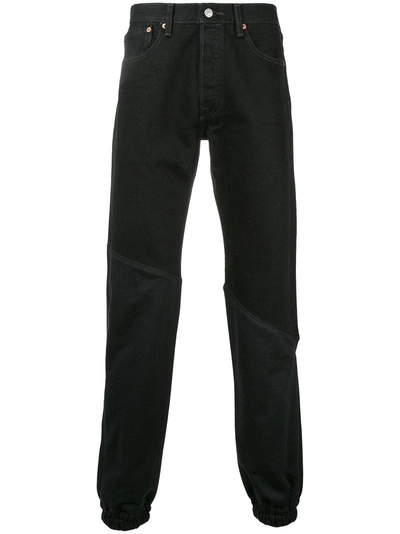 3paradis 3.paradis Denim Track Pants - Black