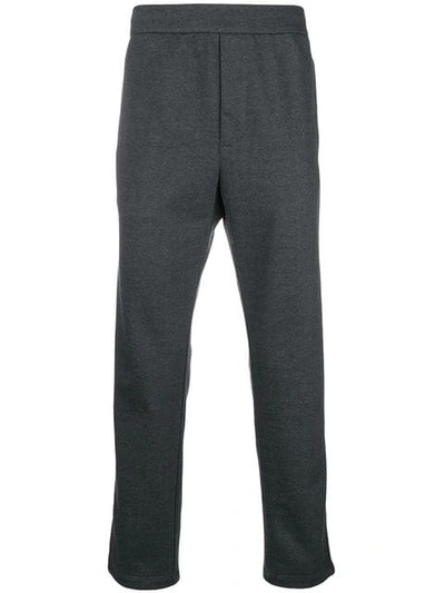 Prada Side Stripe Tracksuit Bottoms In F0480 Ardesia