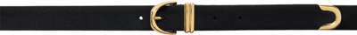 Khaite The Bambi Leather Belt In 200 Black