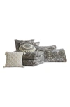 Southshore Fine Linens Ashanti 7-piece Quilt Set In Grey