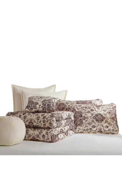 Southshore Fine Linens Persia 7-piece Quilt Set In Eggplant