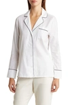 Ag Iris Long Sleeve Button Front Shirt In True White