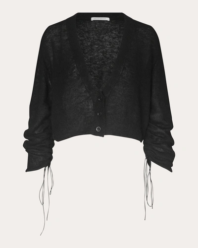 Cecilie Bahnsen Women's Vicki Venus Knit Cardigan In Black