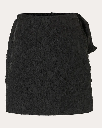 Cecilie Bahnsen Women's Vailis Grasmere Matelassé Skirt In Black