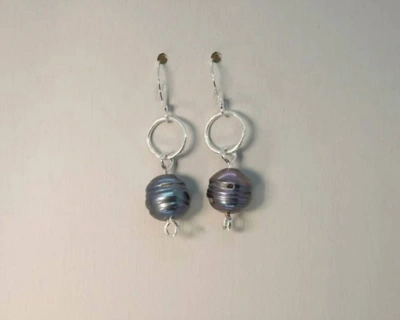 Emmie & Lil Hues Of The Sky After Dusk Earrings In Silver