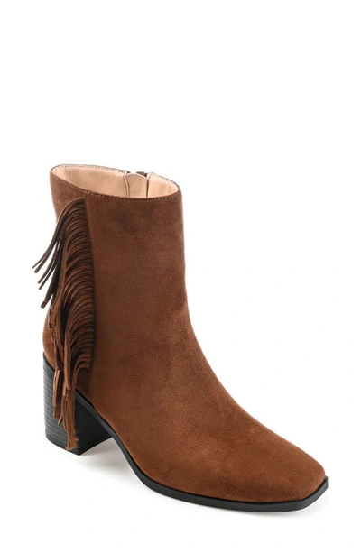Journee Collection Noriah Tru Comfort Foam Bootie In Brown