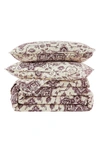 Southshore Fine Linens Depera Persia Quilt & Sham Set In Eggplant