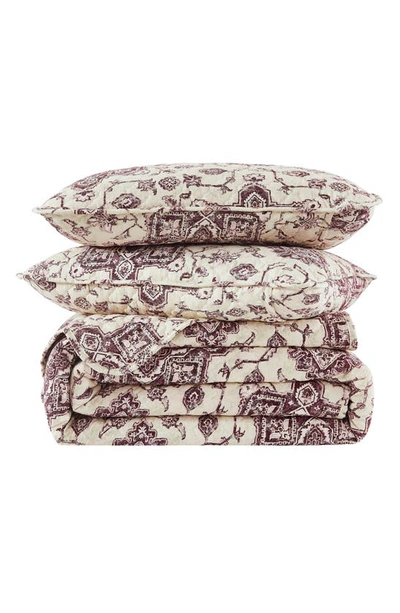Southshore Fine Linens Depera Persia Quilt & Sham Set In Eggplant
