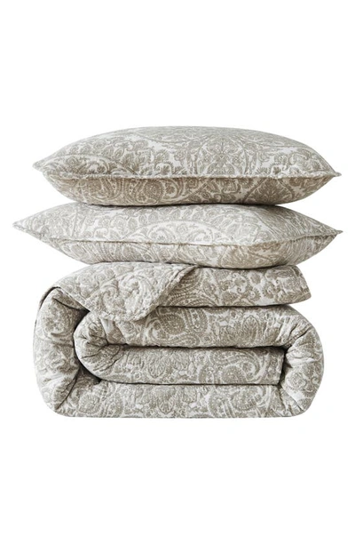 Southshore Fine Linens Ashanti Quilt & Sham Set In Bone