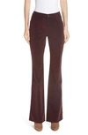 Lafayette 148 Mercer Curated Corduroy Flared Pants In Vino
