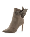 Jimmy Choo Women's Kassidy 85 Pointed Toe High-heel Booties In Dark Gray