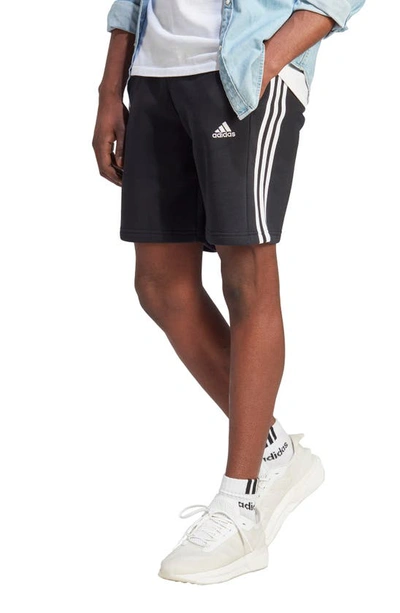 Adidas Originals 3-stripe Training Shorts In Black