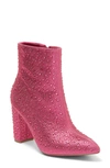 Top Guy Shoes Brazil Pointy Toe Boot In Fuchsia