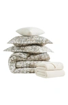 Southshore Fine Linens Rhythm Comforter & Sham Set In Taupe