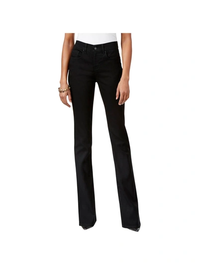 Style & Co Womens Mid-rise Stretch Bootcut Jeans In Black