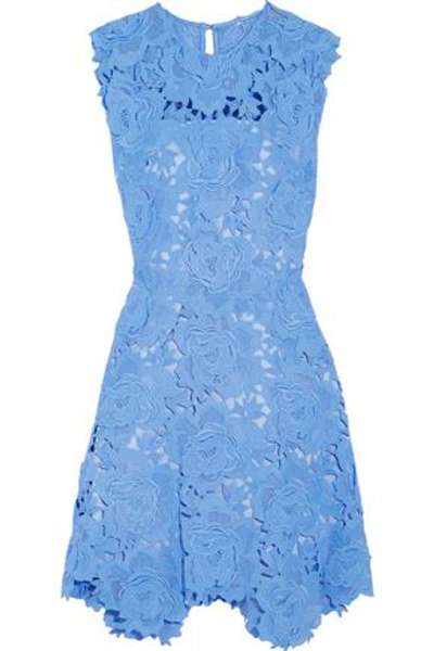 Catherine Deane Woman Asymmetric Guipure Lace Dress Light Blue | ModeSens