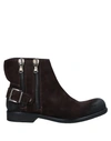 Le Qarant Ankle Boot In Dark Brown