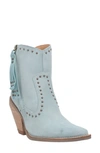 Dingo Classy N Sassy Western Boot In Blue Suede