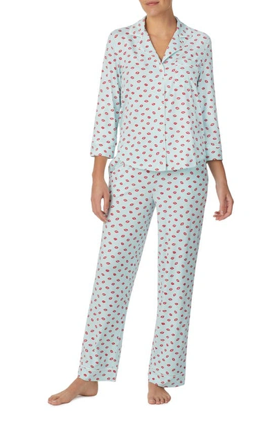 Kate Spade Print Pajamas In Blue Port