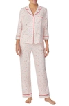 Kate Spade Print Pajamas In Pink Port