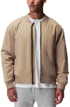 Asrv Water Resistant Insulated Bomber Jacket In Khaki