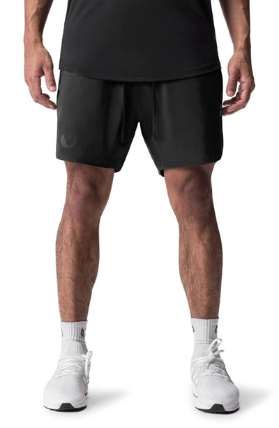 Asrv Tetra-lite™ 7-inch Water Resistant Linerless Shorts In Black Wings