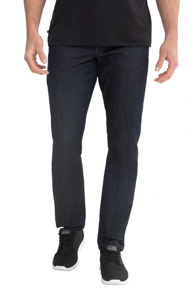 Travis Mathew Legacy Straight Leg Jeans In Dark Denim