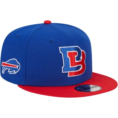 New Era Men's  Royal, Red Buffalo Bills City Originals 9fifty Snapback Hat In Royal,red