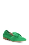 Bos. & Co. Nicole Pointed Toe Loafer In Irish Green