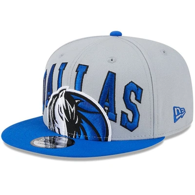 New Era Gray/blue Dallas Mavericks Tip-off Two-tone 9fifty Snapback Hat