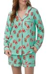 Bedhead Pajamas Print Stretch Organic Cotton Jersey Short Pajamas In Perfect Match