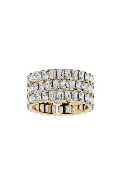 Jennifer Fisher Lab Created Diamond Eternity Ring In 18k Yellow Gold