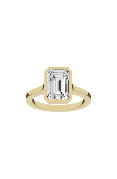 Jennifer Fisher Emerald Cut Lab Created Diamond Solitaire Ring In 18k Yellow Gold